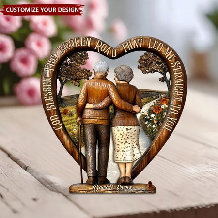 Customized Couple Name Memorial Ornaments | Exclusive Nameplate For The Journey of Love